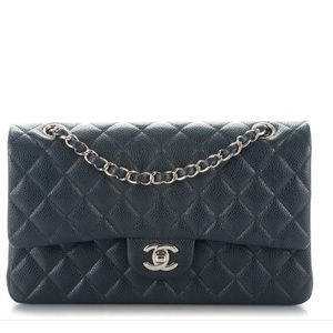 CHANEL Caviar Quilted Medium Double Flap Bag